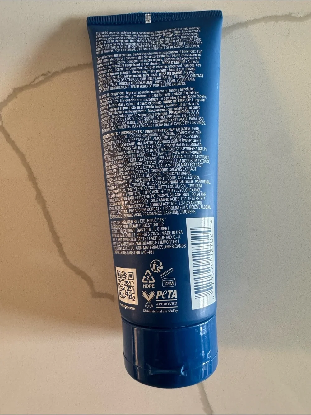 Aquage 60-Second Restorative Hair Mask - NEW